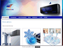 Tablet Screenshot of klimacold.pl